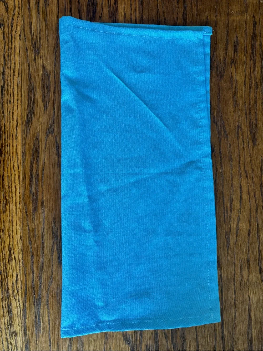 Light Blue Cloth Napkins Bulk (238 Total)